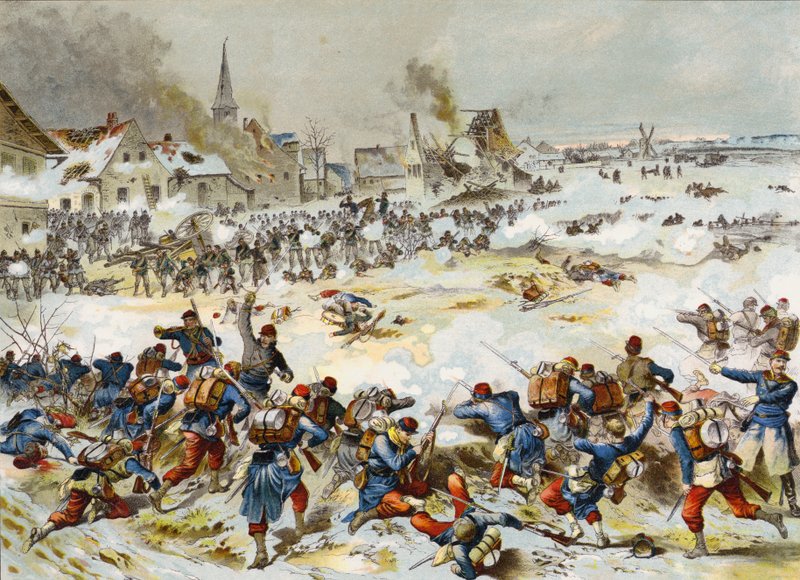Battaglia di Bapaume, Guerra franco-prussiana, 3 gennaio 1870 da German School