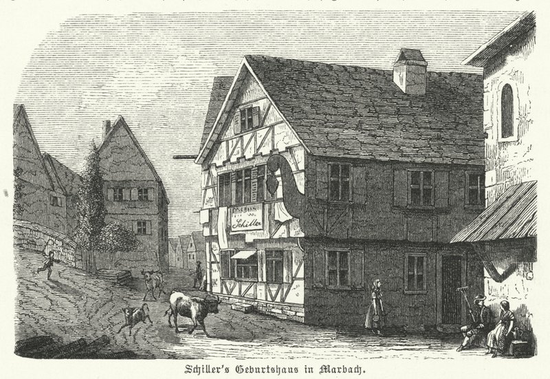 Luogo di nascita del poeta e drammaturgo tedesco Friedrich Schiller, Marbach am Neckar da German School