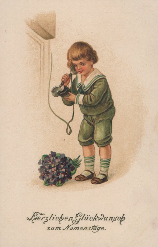 Ragazzo e telefono da German School