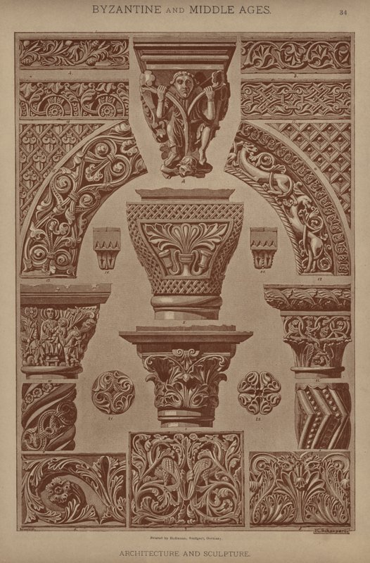 Bizantino e Medioevo, Architettura e Scultura da German School