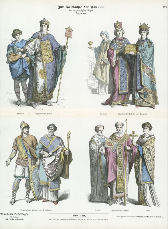 Costumi bizantini da German School