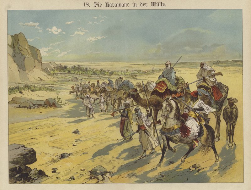 Carovana nel deserto arabico da German School