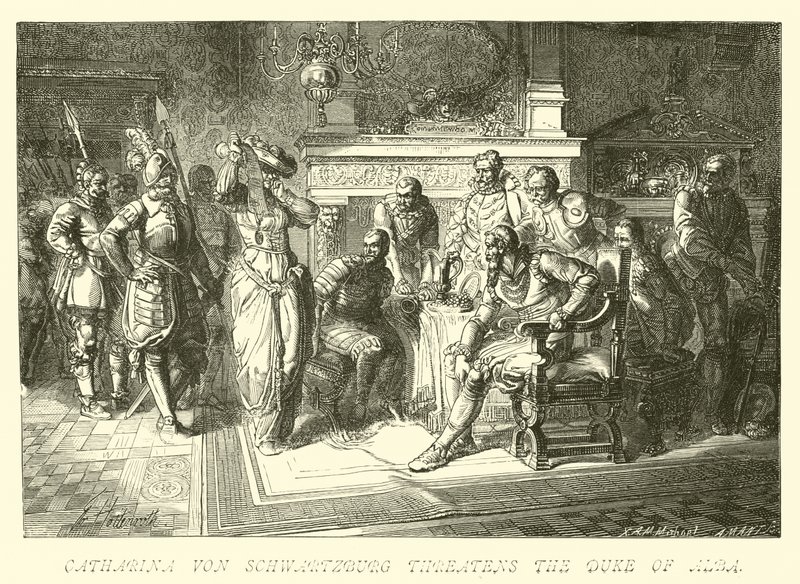 Caterina von Schwartzburg minaccia il Duca d