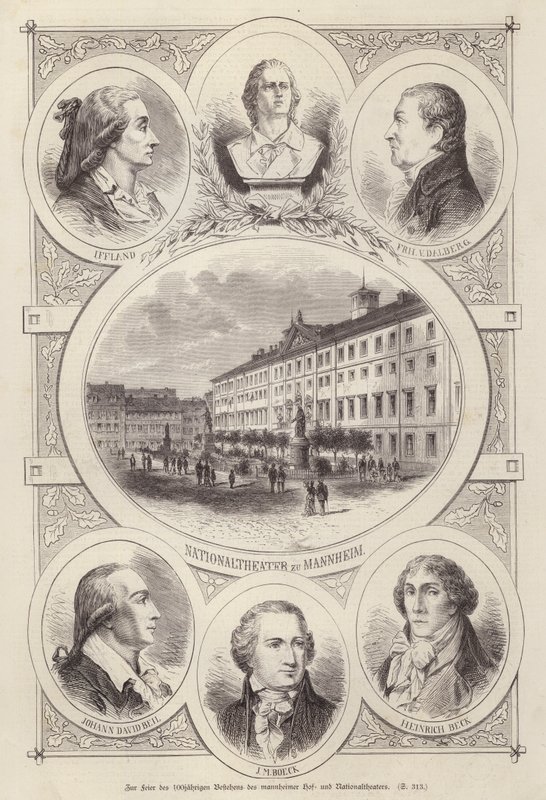 Centenario dei Teatri di Corte e Nazionale, Mannheim, Germania da German School