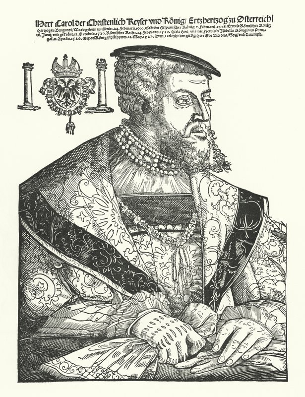 Carlo V, Sacro Romano Imperatore da German School