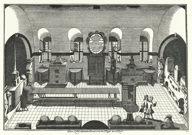 Laboratorio di chimica all