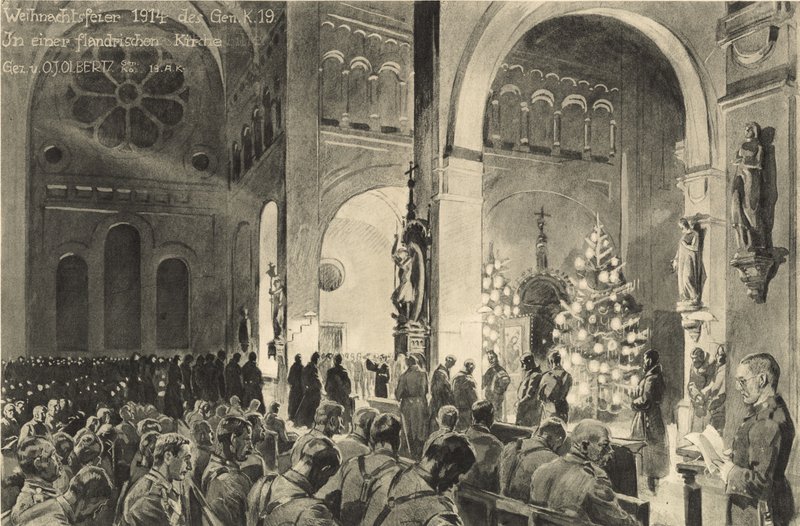 Celebrazioni natalizie nella chiesa delle Fiandre da German School