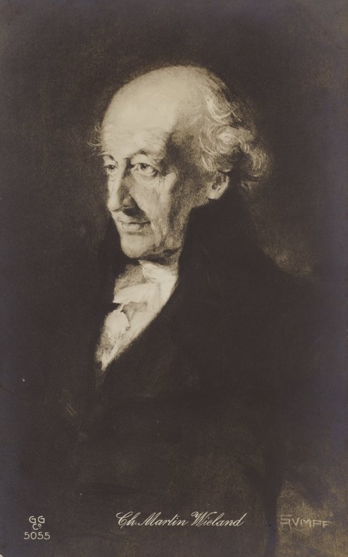 Christoph Martin Wieland (1733-1813), poeta, scrittore e traduttore tedesco (litografia) da German School