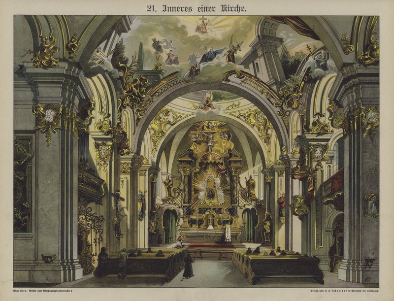 Interno della chiesa da German School