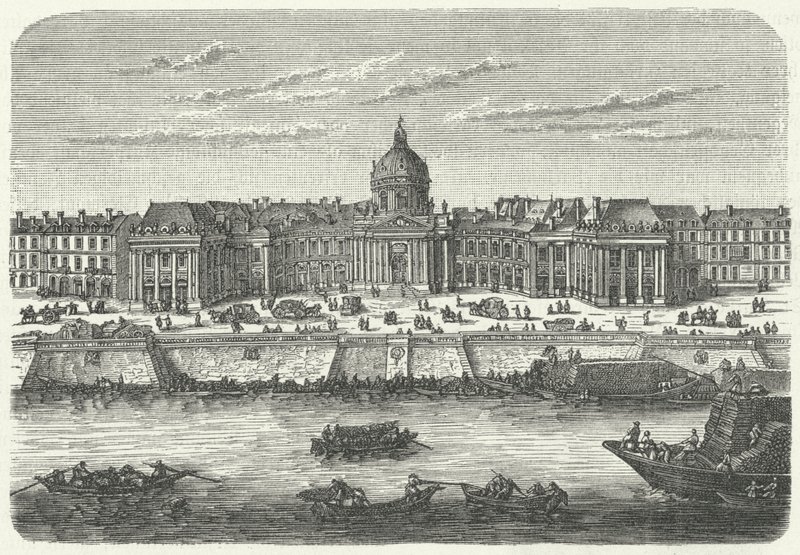 Collège des Quatre Nations, Parigi (incisione) da German School