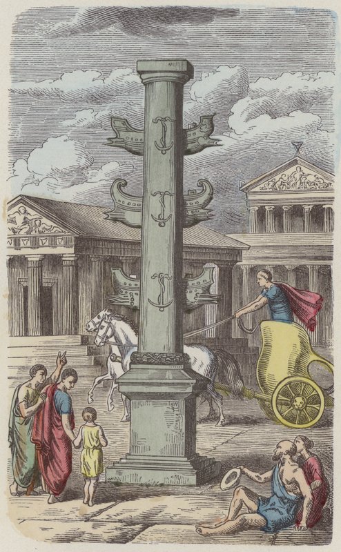 Colonna commemorativa di una vittoria navale romana da German School