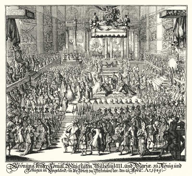 Incoronazione del re Guglielmo III e della regina Maria nell