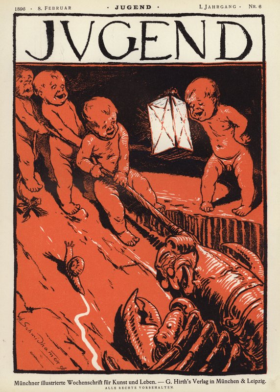Illustrazione di copertina per la rivista Jugend da German School