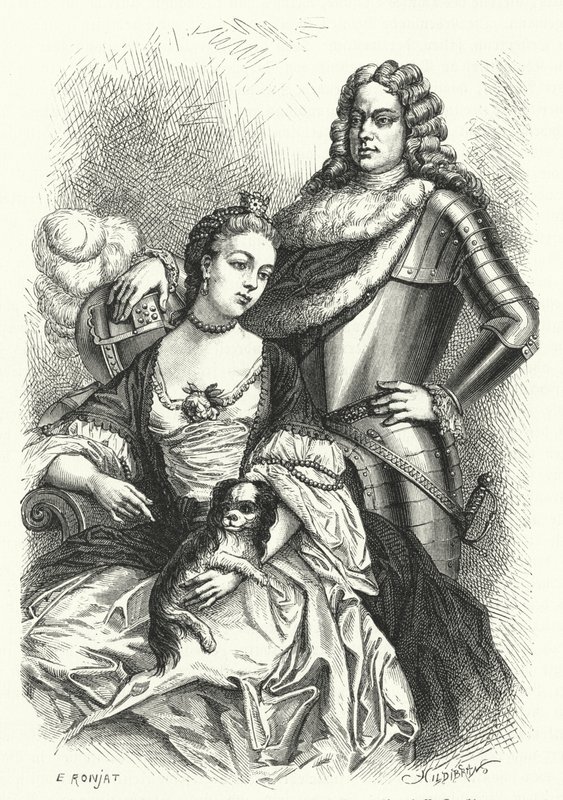 Duca e Duchessa di Marlborough (incisione) da German School