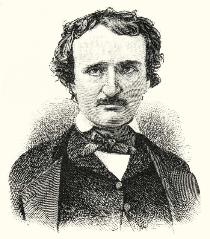 Edgar Allan Poe, poeta e scrittore di racconti americano da German School
