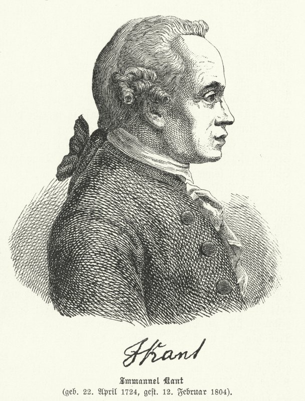 Emmanuel Kant, filosofo tedesco da German School