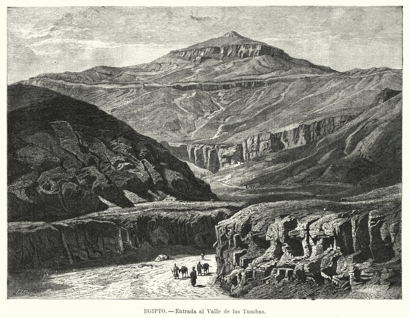 Ingresso alla Valle dei Re, Egitto da German School