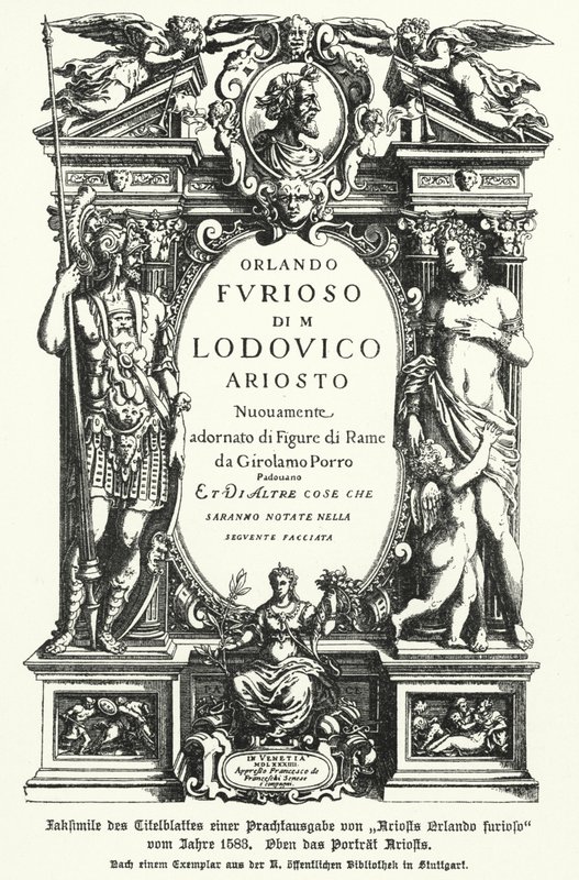 Facsimile della pagina del titolo di un