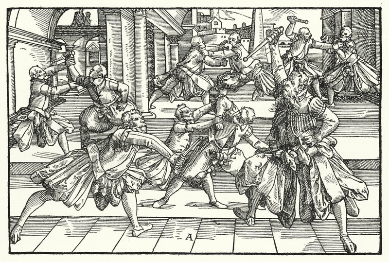 Scena di scherma da German School