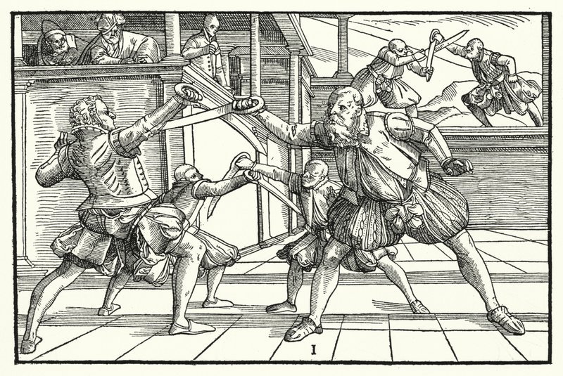 Scena di scherma da German School