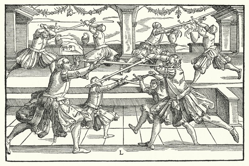 Scena di scherma da German School