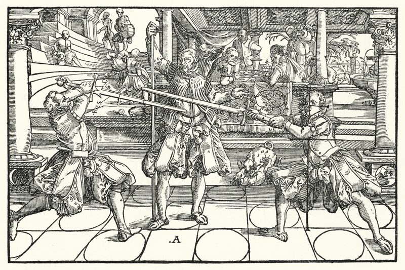 Scena di scherma da German School