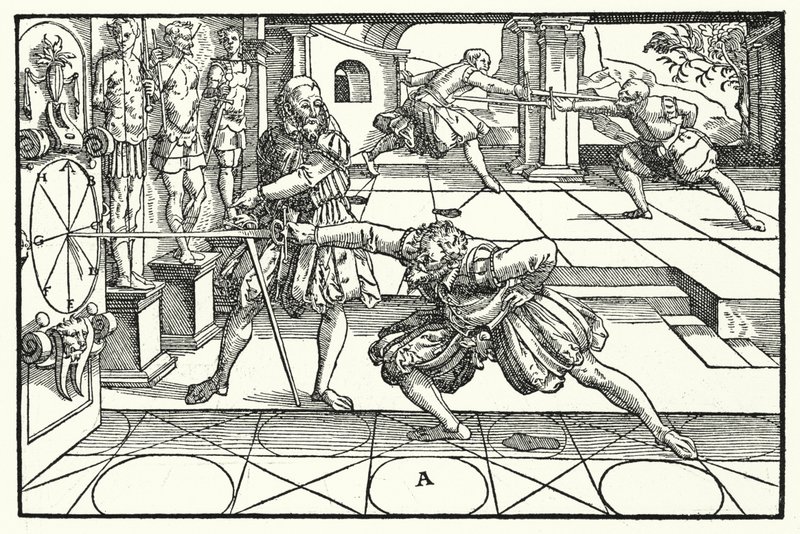 Scena di scherma da German School
