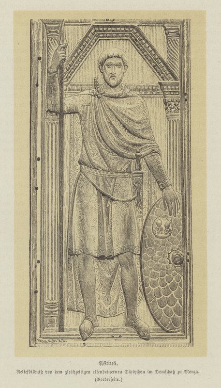 Flavio Ezio, generale romano da German School