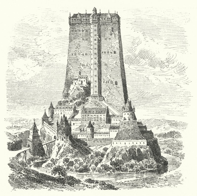 Castello di Fleckenstein, Alsazia da German School