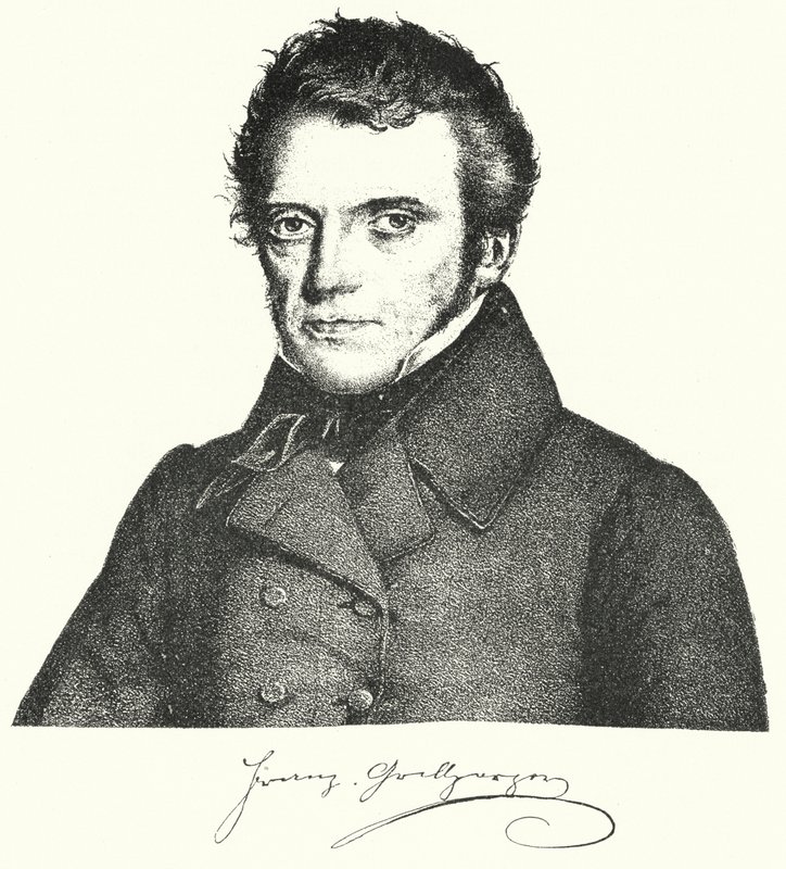 Franz Grillparzer, drammaturgo e poeta austriaco (incisione) da German School