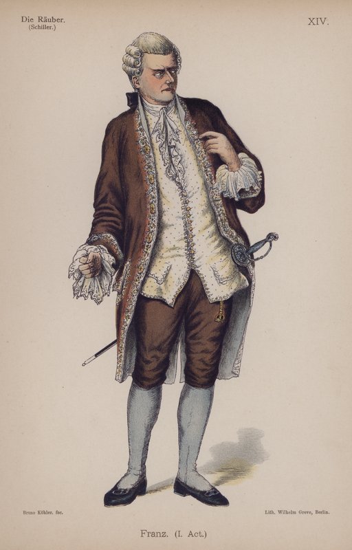 Franz, da Die Rauber di Friedrich Schiller da German School
