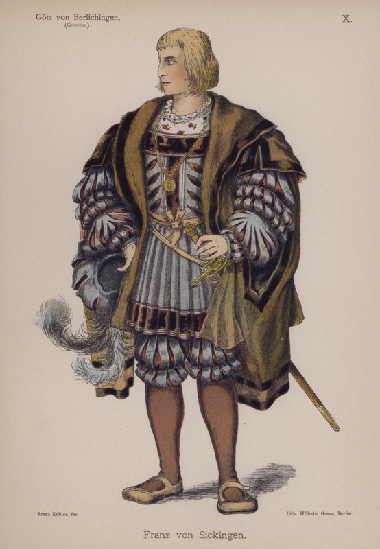 Franz von Sickingen, da Gotz von Berlichingen di Goethe da German School