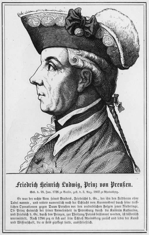 Friedrich Heinrich Ludwig, Principe di Prussia da German School