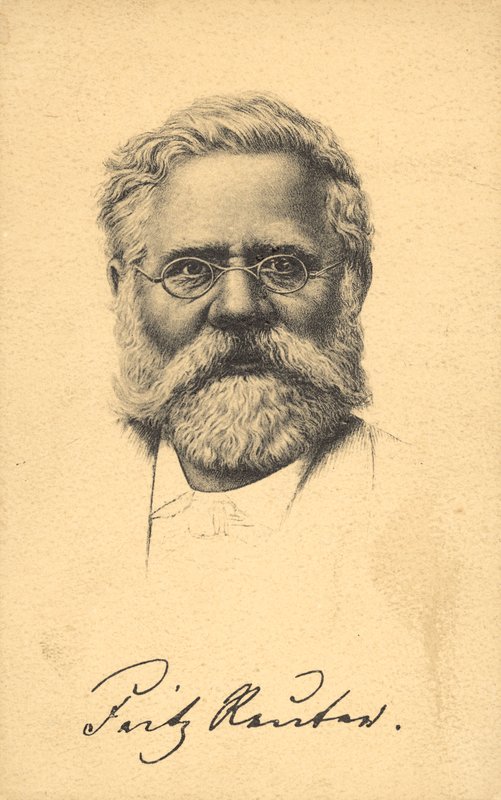 Fritz Reuter (litografia) da German School
