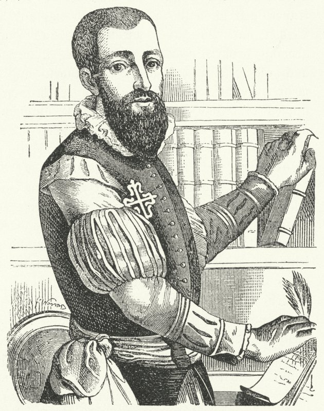 Garcilaso de la Vega, poeta e soldato spagnolo (incisione) da German School
