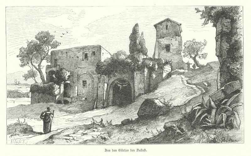 Giardini di Sallustio, Roma da German School