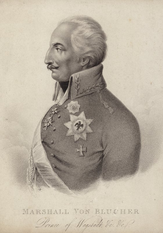 Gebhard von Blucher, feldmaresciallo prussiano da German School