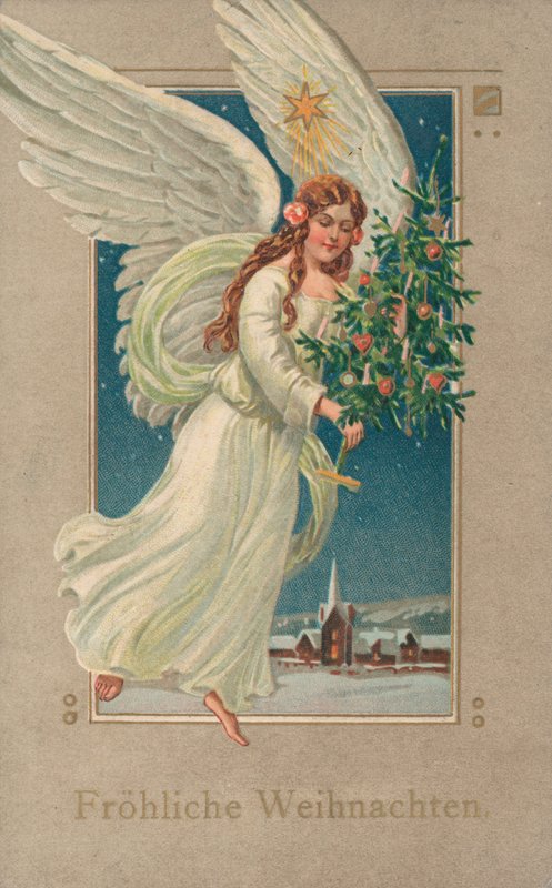 Cartolina di Natale tedesca da German School
