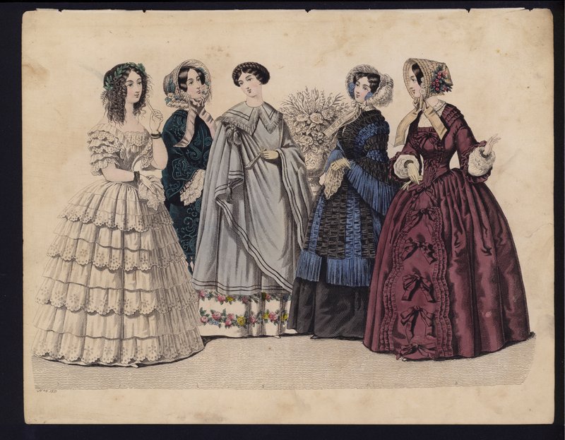 Tavola di moda tedesca, metà del XIX secolo da German School