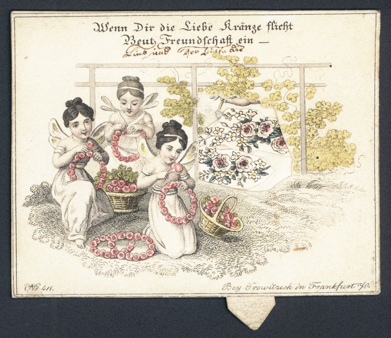 Cartolina di auguri tedesca da German School