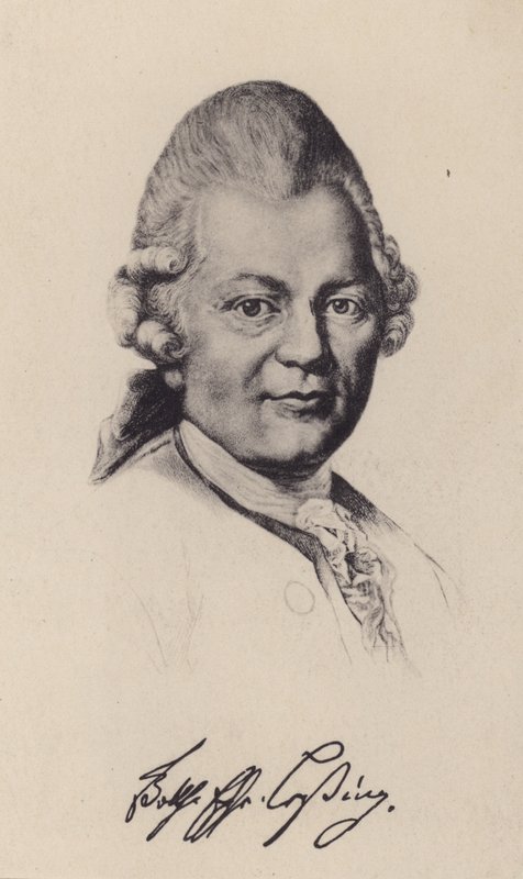 Gotthold Ephraim Lessing, filosofo, scrittore e drammaturgo dell