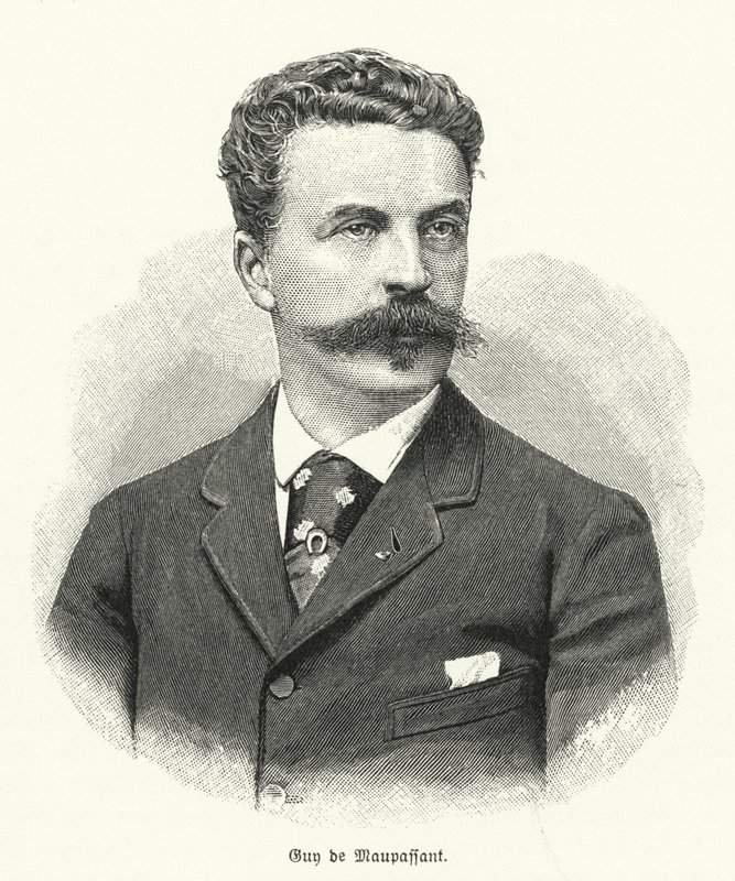 Guy de Maupassant, scrittore di racconti francese da German School