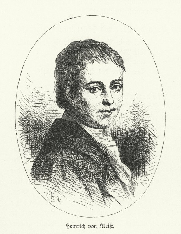 Heinrich von Kleist, poeta, drammaturgo, romanziere e scrittore di racconti tedesco da German School