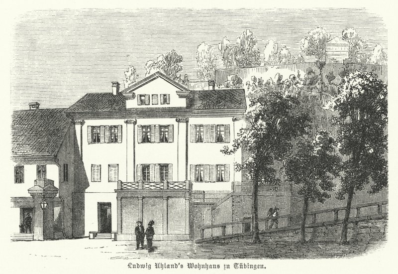 Casa del poeta, filologo e storico letterario tedesco Ludwig Uhland, Tubinga da German School