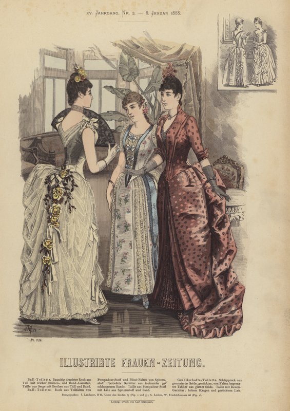 Illustrazione per Illustrirte Frauen-Zeitung da German School