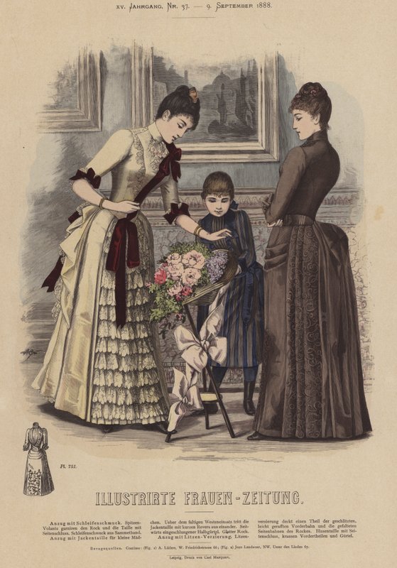 Illustrazione per Illustrirte Frauen-Zeitung da German School