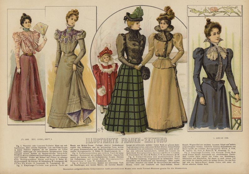Illustrazione per Illustrirte Frauen-Zeitung da German School