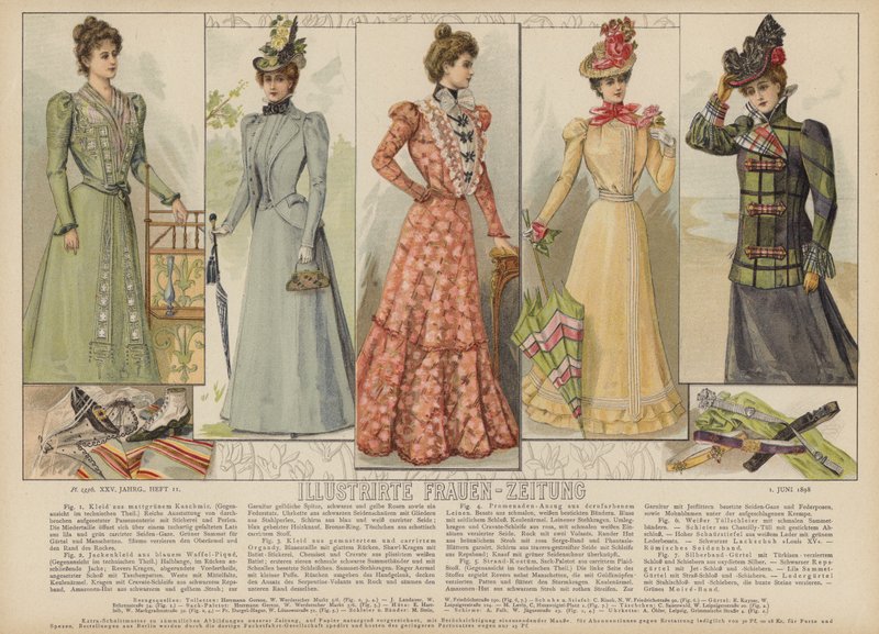 Illustrazione per Illustrirte Frauen-Zeitung da German School