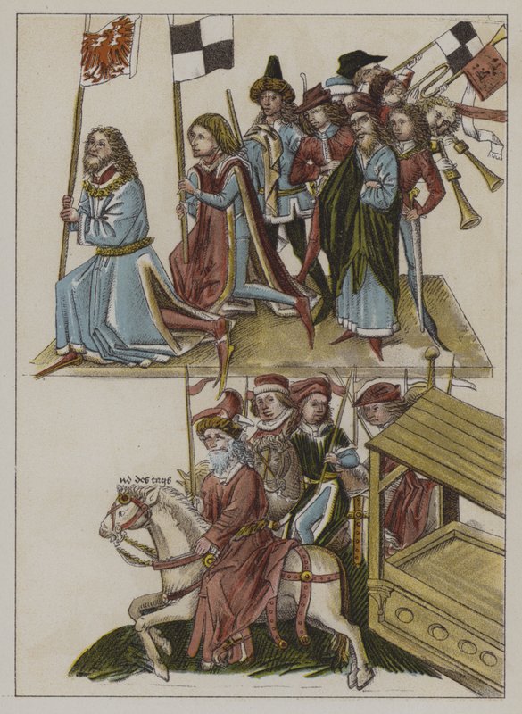 Investitura di Federico I della casa di Hohenzollern come Elettore di Brandeburgo al Concilio di Costanza da German School