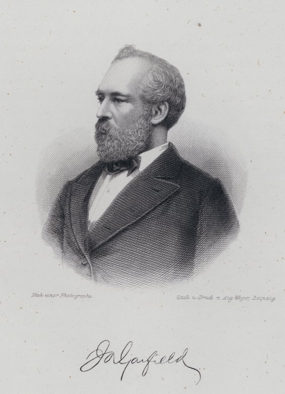 James A Garfield, politico americano e 20º Presidente degli Stati Uniti da German School